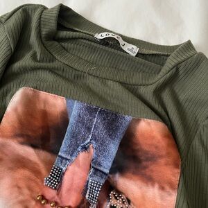 Love Olive Long Sleeve Women's Top